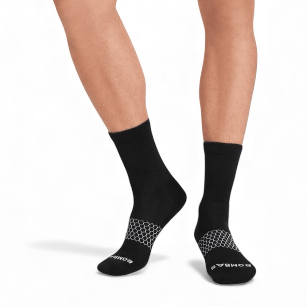Bombas Black Socks. SMALL. Men. NWT! New! 2 pairs of socks! BOGO! Tall calf.